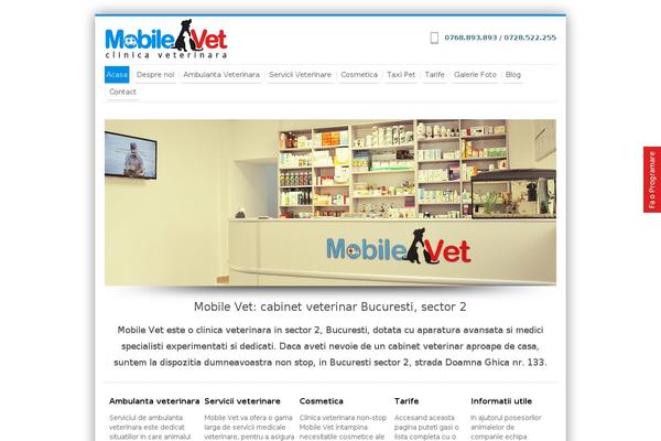 mobile-vet.ro site used Datacore