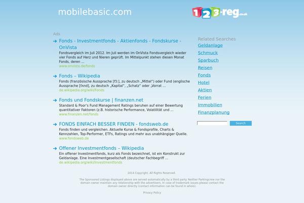 WordPress website example screenshot