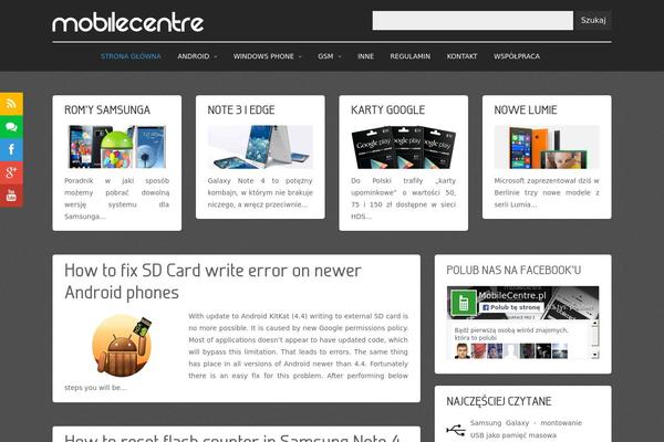 mobilecentre.pl site used Nova Lite