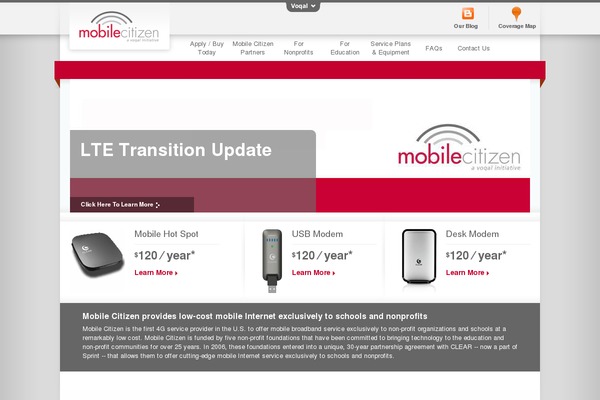 mobilecitizen.org site used Voqal