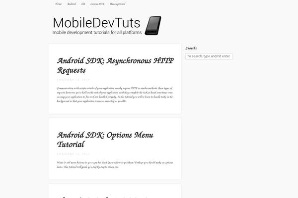 WordPress website example screenshot