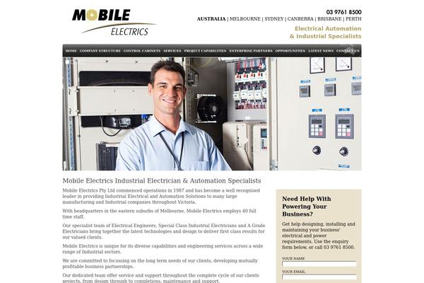 mobileelectrics.com.au site used Automate
