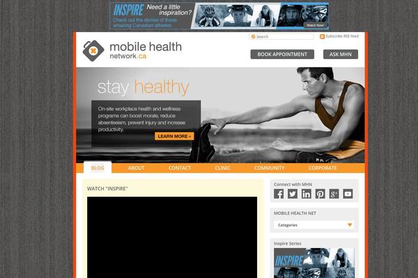 mobilehealthnetwork.ca site used Mobilehealth