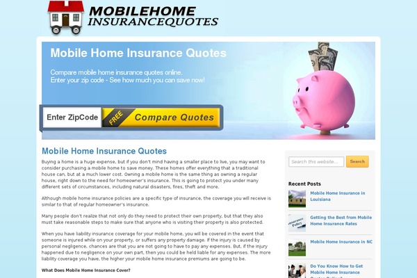 mobilehomeinsurancequotes.org site used Truthaboutins