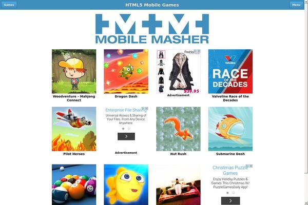 mobilemasher.com site used Mobile-masher