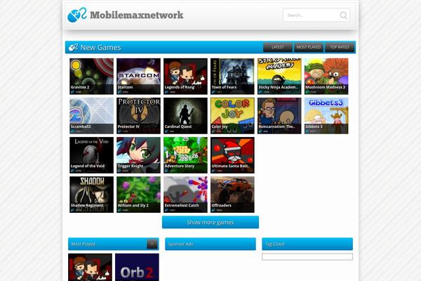 Arcade-pulse theme site design template sample