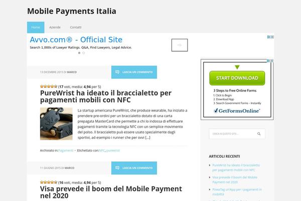 WordPress website example screenshot