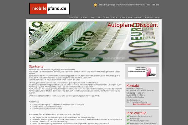 WordPress website example screenshot