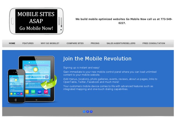 mobilesitesasap.com site used Mobile-marekting-theme