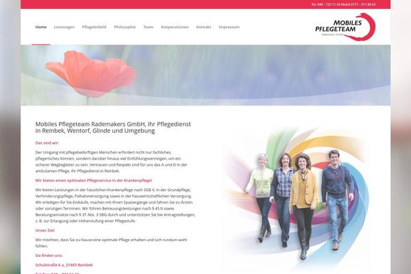 Enfold theme site design template sample