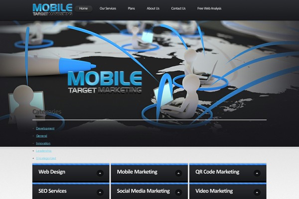 mobiletargetmarketing.com site used Theme1637