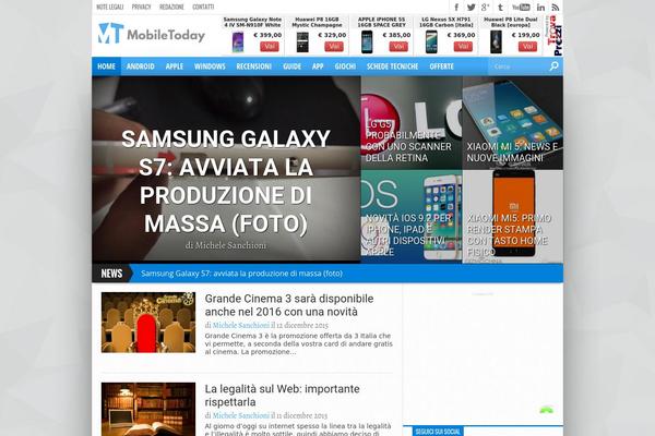 mobiletoday.it site used Kava