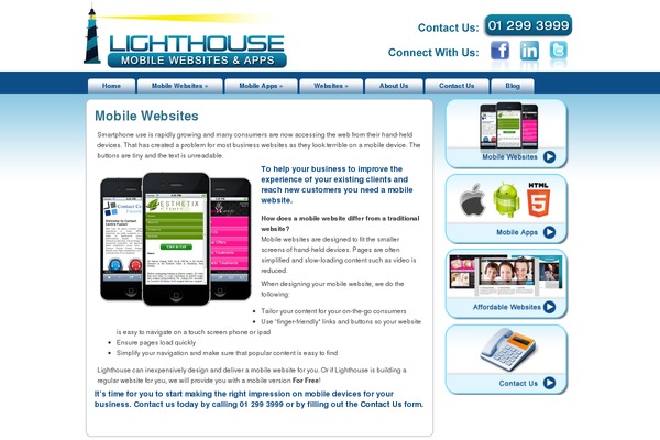 MobileWebsitesIrelandTheme theme websites examples