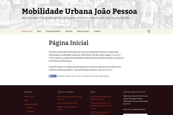 Twenty Thirteen theme site design template sample