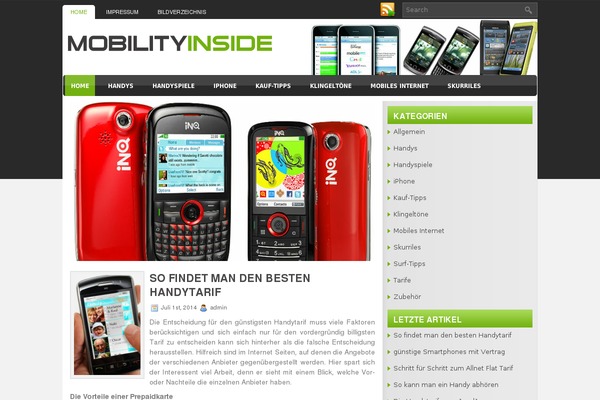 mobility-inside.de site used Mobilegadget