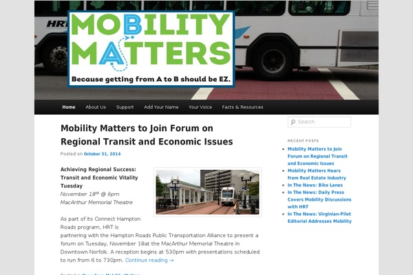 WordPress website example screenshot