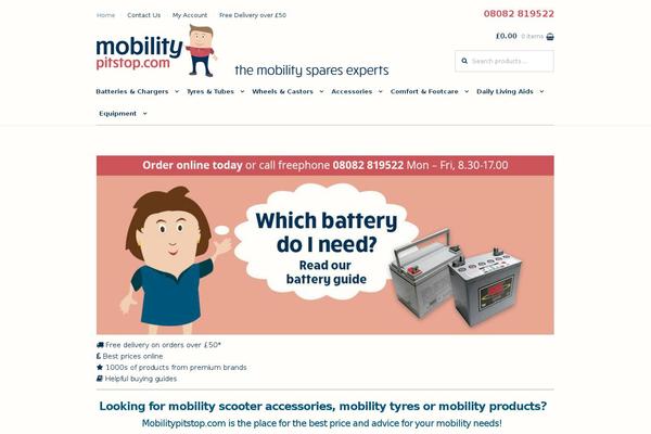 mobilitypitstop.com site used Storefront-child-mps