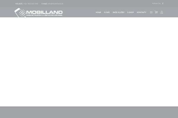 mobilland.sk site used Fixar