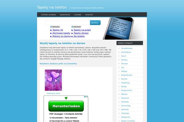 WordPress website example screenshot