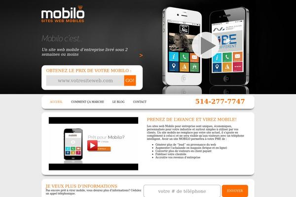 mobilo.ca site used Mobilo