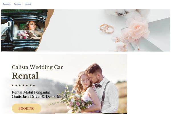 WordPress website example screenshot