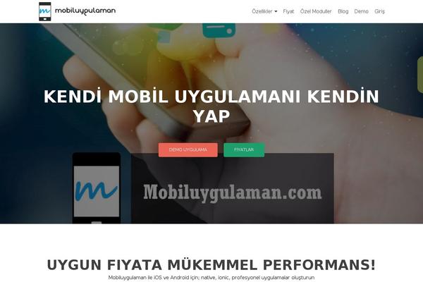 mobiluygulaman.com site used Greenshift