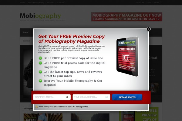 mobiography.net site used Mobiography