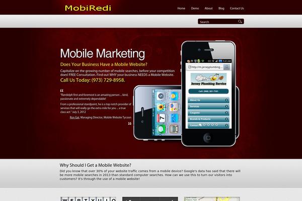 mobiredi.com site used Rhino_mobile_marketing_theme