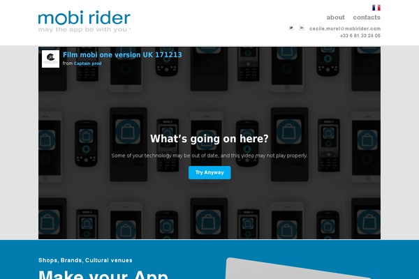 WordPress website example screenshot