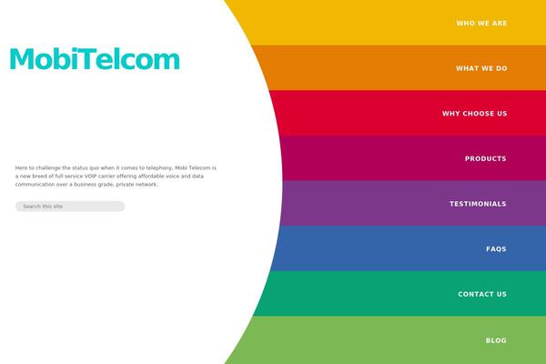 mobitelcom.com site used Colouredlines