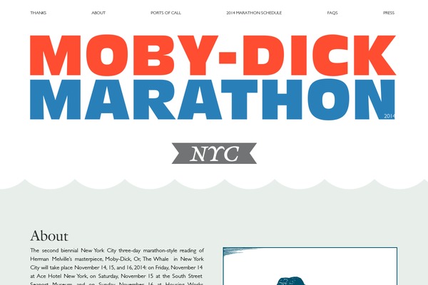 Moby theme site design template sample