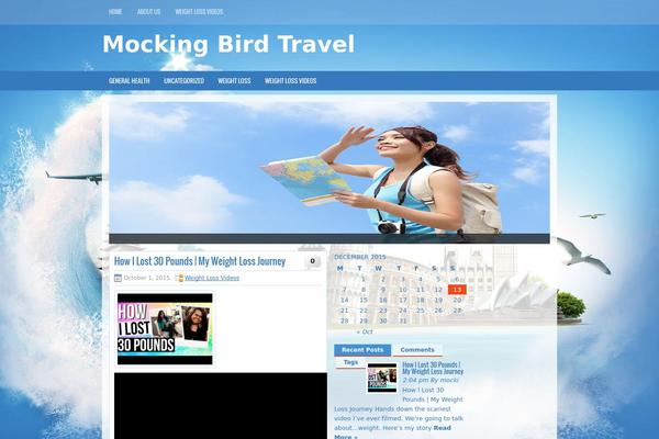 Traveling theme site design template sample