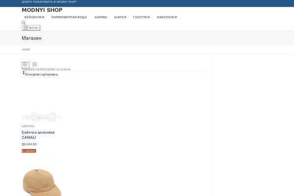 WordPress website example screenshot