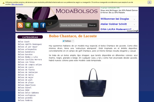 modabolsos.net site used Archivados-theme