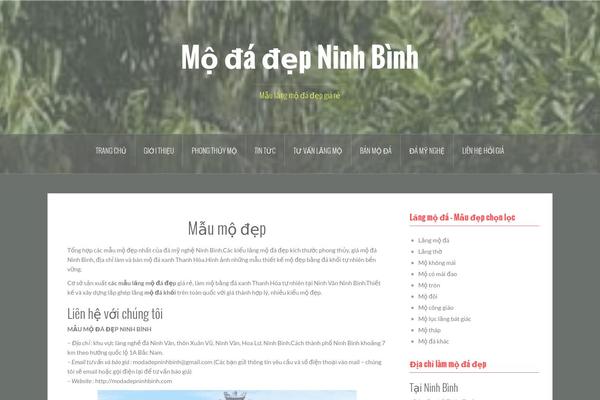 Oria theme site design template sample