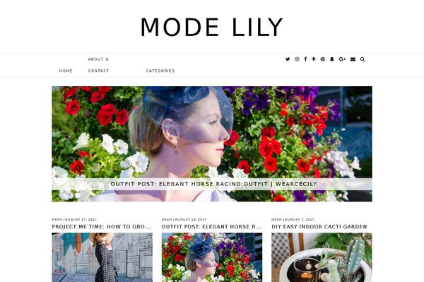 mode-lily.com site used Pipdig-thegrid