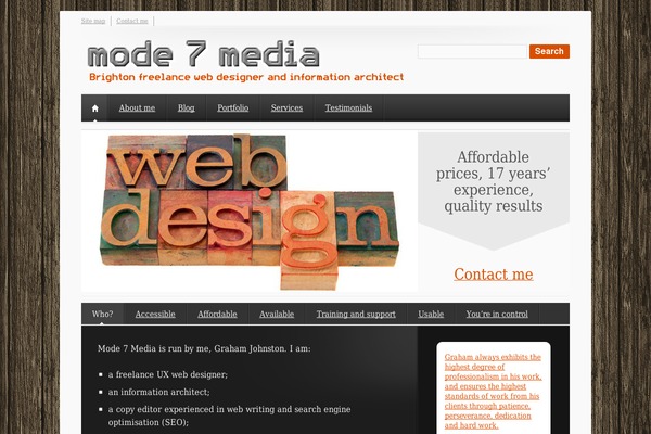 mode7media.co.uk site used Itworx_1.4