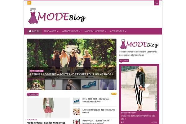modeblog.fr site used Modeblog
