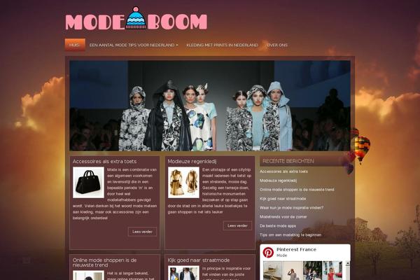 modeboom.nl site used Designidea