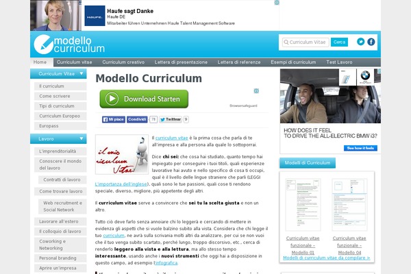 modellocurriculum.com site used Cv_2019