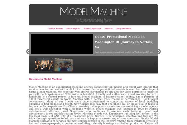 modelmachine.com site used Videozoom