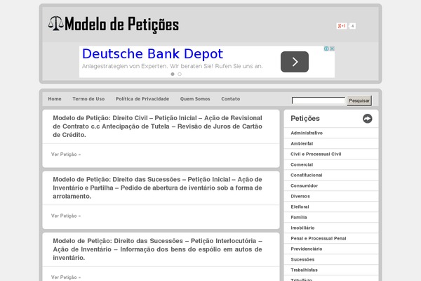 modelodepeticoes.com site used Wp-multiflex-5