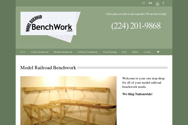 modelrailroadbenchwork.com site used Avada