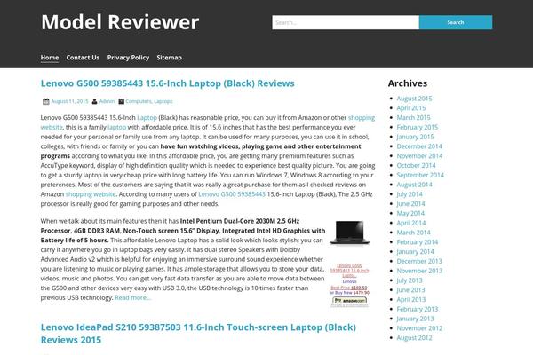 modelreviewer.com site used Codon