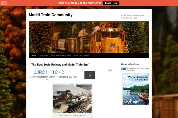 WordPress website example screenshot