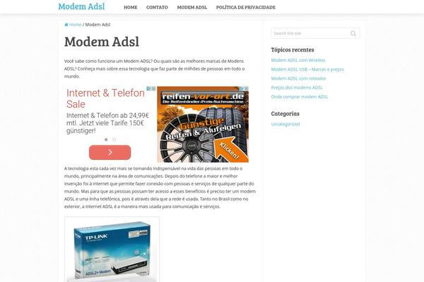 modemadsl.com.br site used Sensational