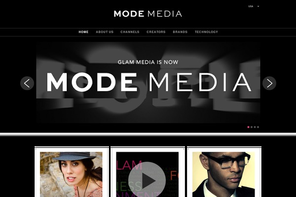 glammedia theme websites examples