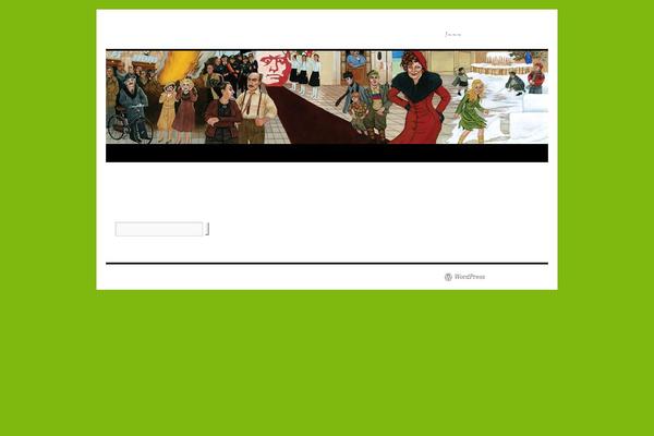 Twenty Ten theme site design template sample