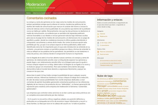 WordPress website example screenshot