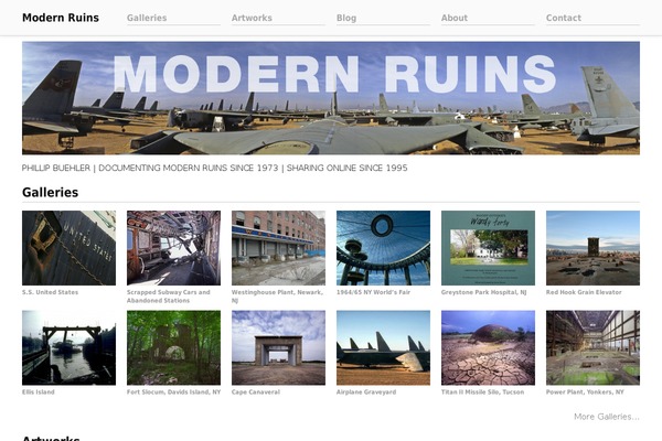 modern-ruins.com site used Twentyeleven-modernruins